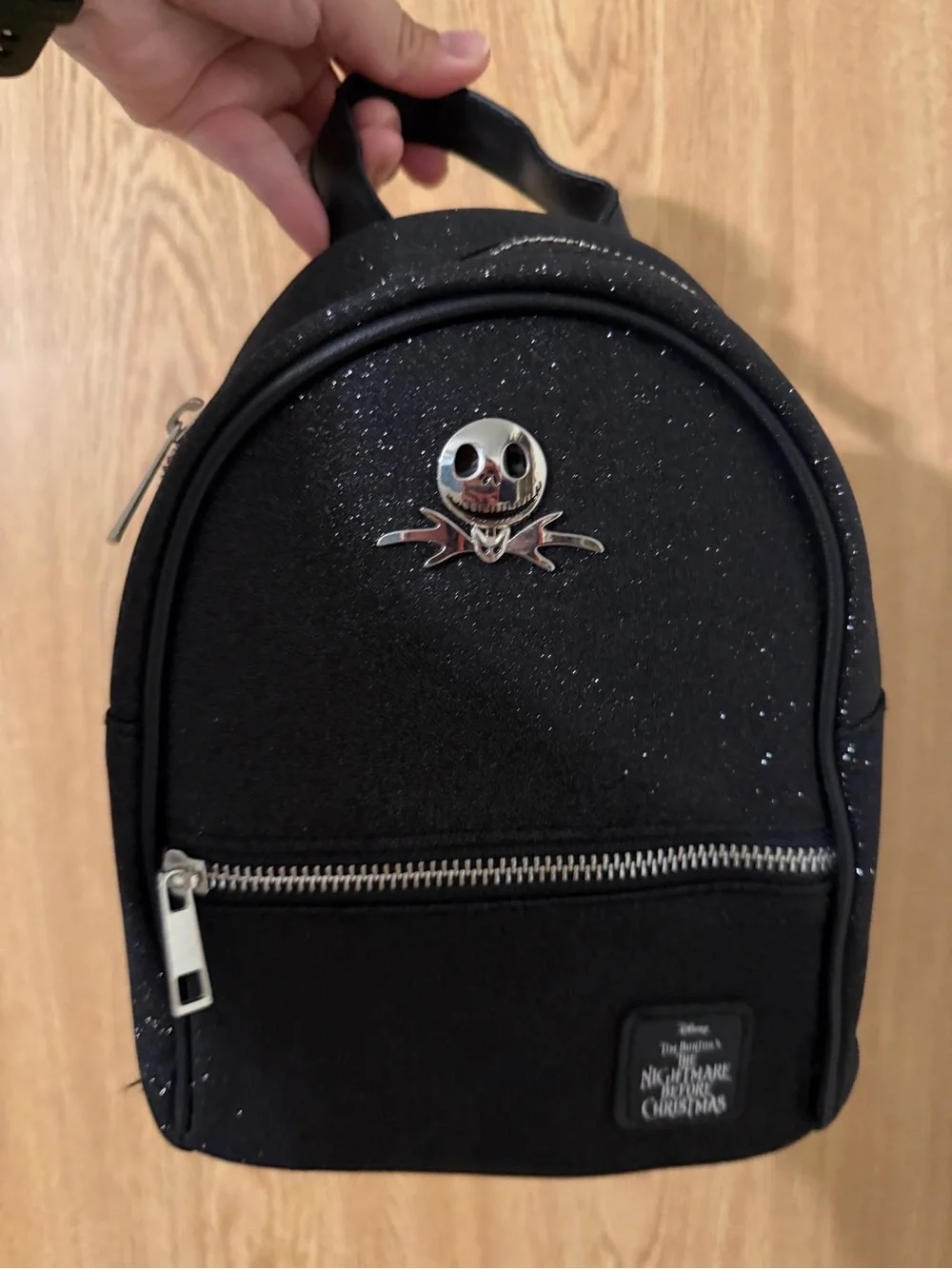 Black The Nightmare Before Christmas Jack Skellington Mini Backpack